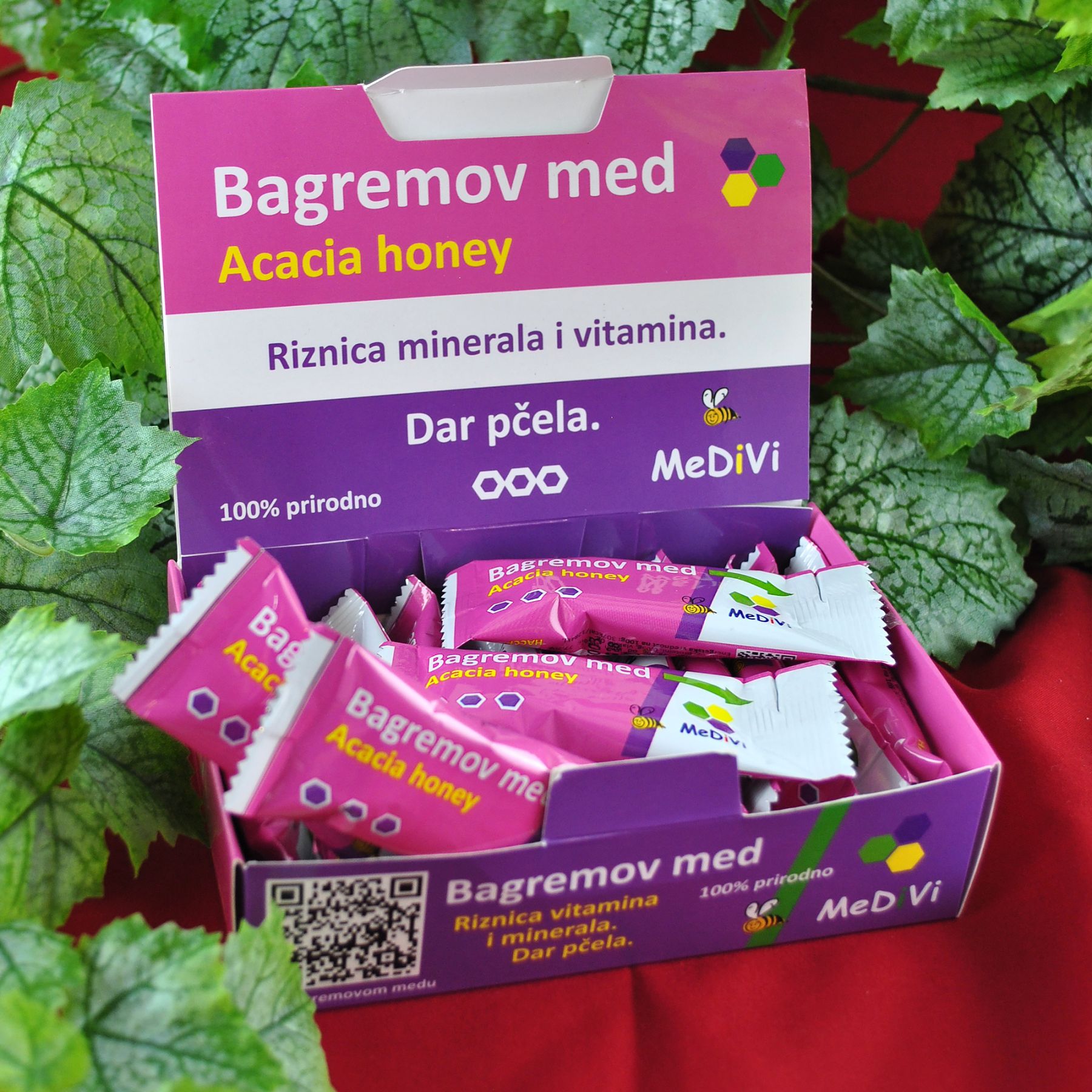 Bagremov med šot Kutija U